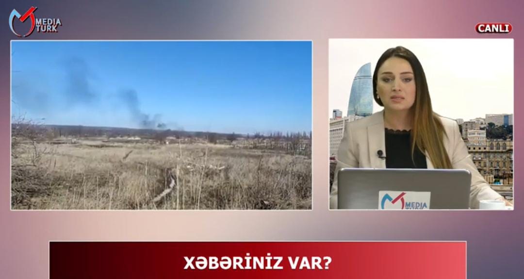 Müharibədən danışan aparıcı canlı yayımda ağladı - VİDEO