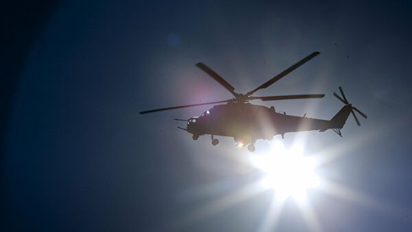 Rusiyanın daha bir helikopteri vuruldu - VİDEO