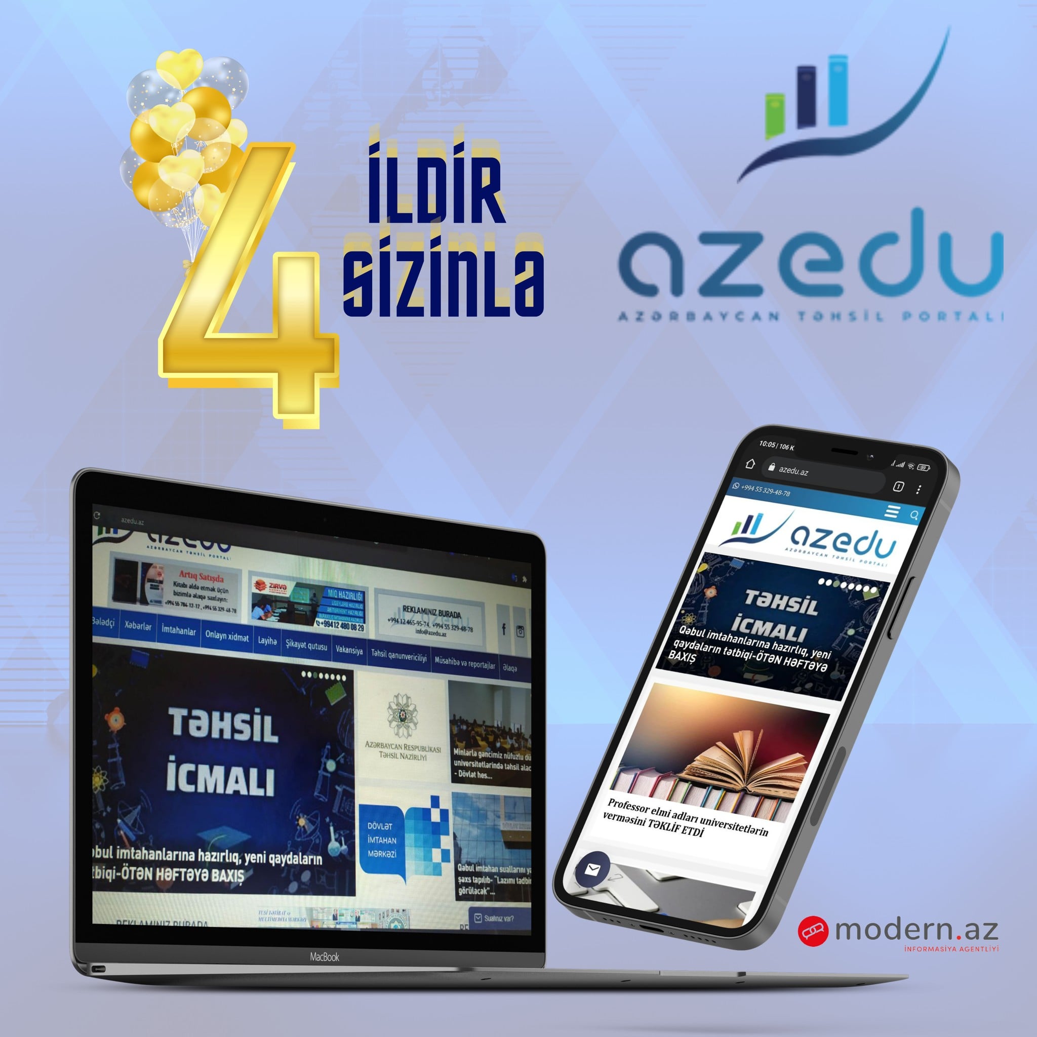 “AzEdu.az”ın 4 yaşı tamam olur