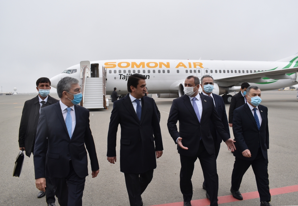 Tacikistan Milli Məclisinin sədri Azərbaycana gəldi
