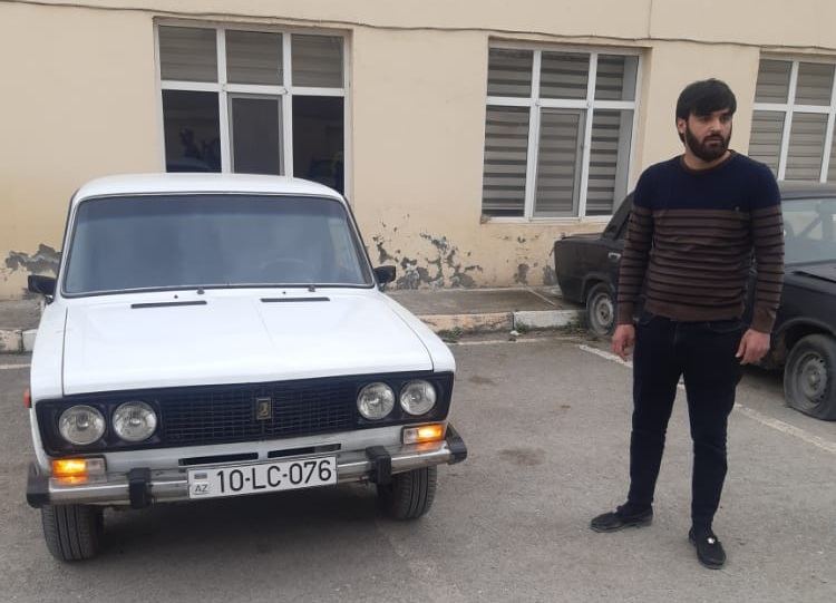 Narkotik çəkib maşın sürən gənc saxlanıldı