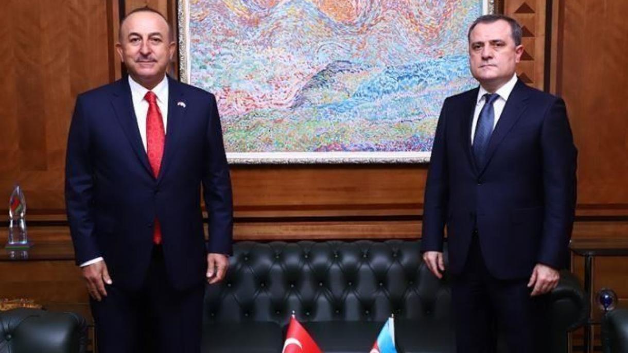 Ceyhun Bayramov Çavuşoğlu ilə Ukraynadan DANIŞDI