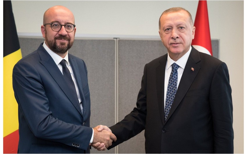 Ərdoğan Şarl Mişellə Ukraynanı müzakirə edib