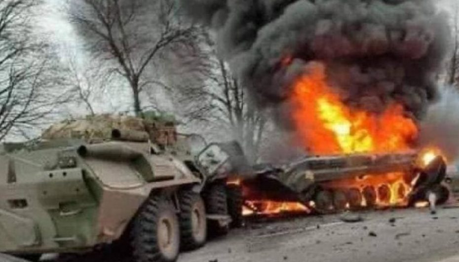 Tank alayı komandirlə birlikdə məhv edildi