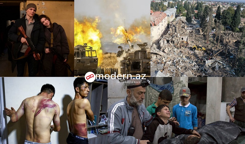 Müharibənin nə olduğunu göstərən 5 FOTO