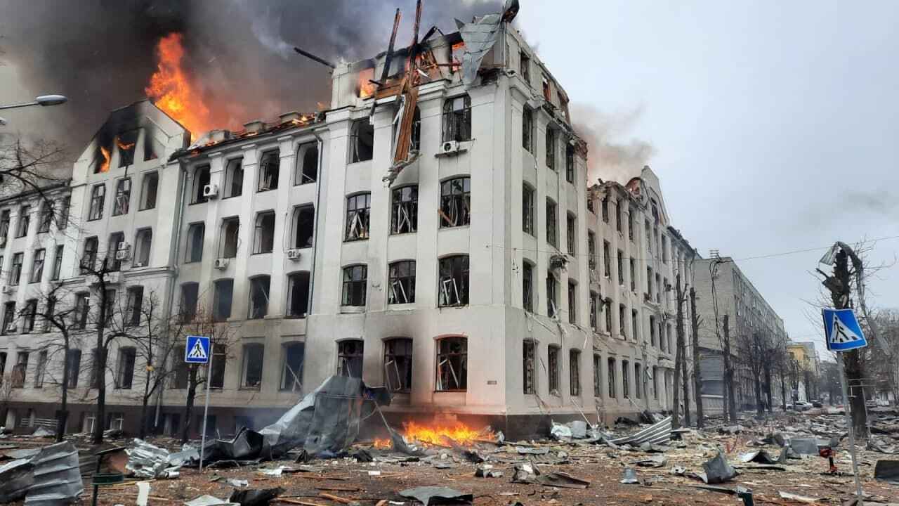 Çerniqovda universitet binası raketlə dağıdıldı