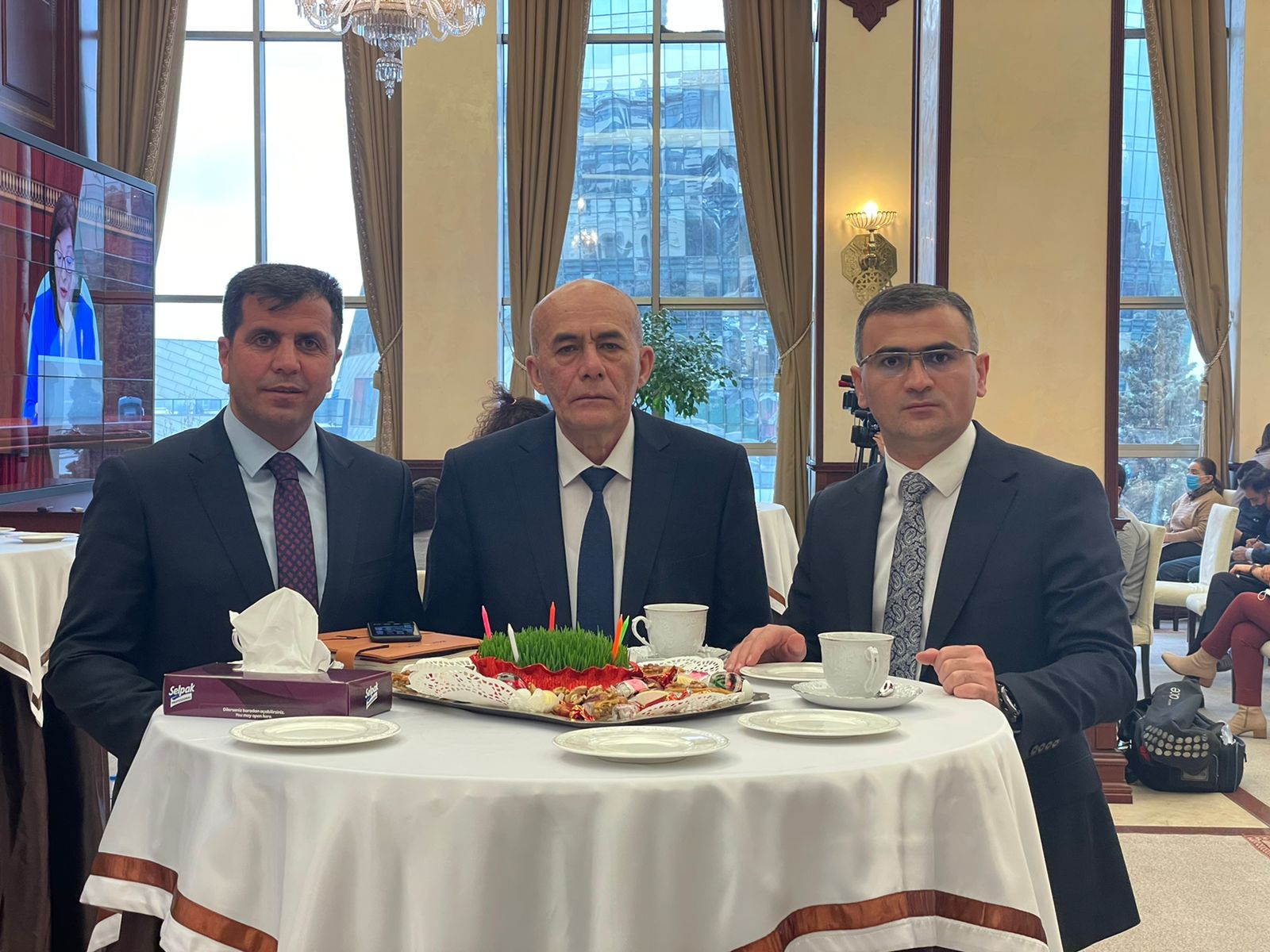 Jurnalistlər İlaxır çərşənbəni qeyd etdilər - FOTOLAR