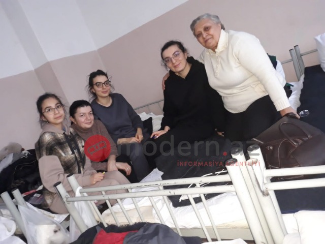 Ukraynadan təxliyə edilən şəhid ailəsi: “Xilas olacağımıza inanmırdıq”