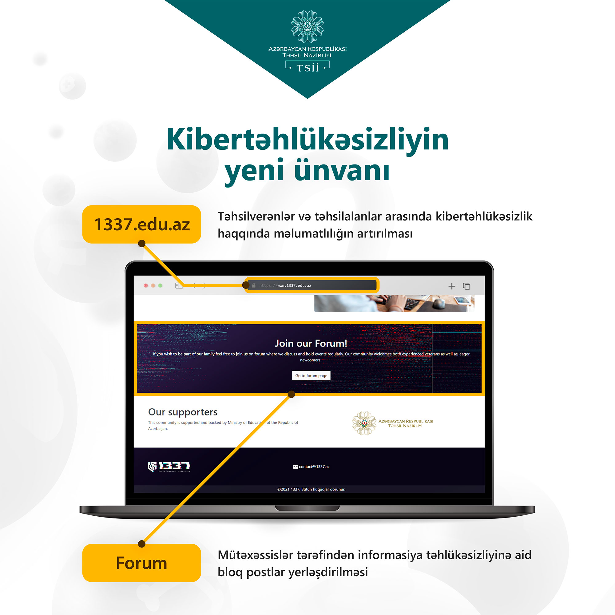 Kibertəhlükəsizlik üzrə yeni təhsil resursu istifadəyə verilib