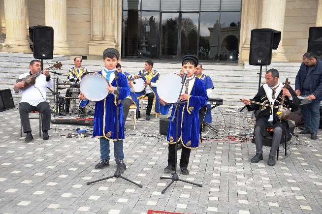 Goranboylular Novruz bayramını qeyd etdilər - FOTOLAR