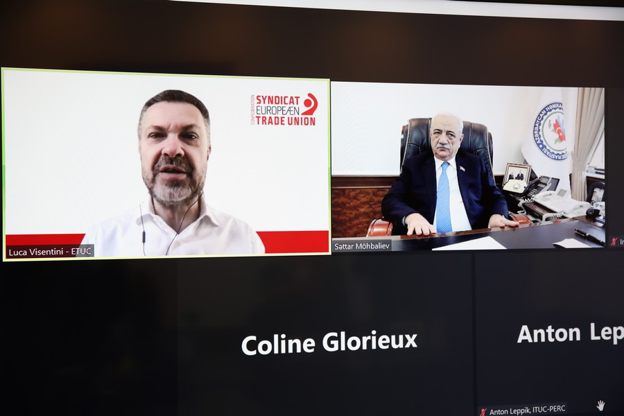 Səttar Möhbalıyev Avropa HİK-in Baş katibi ilə görüşüb