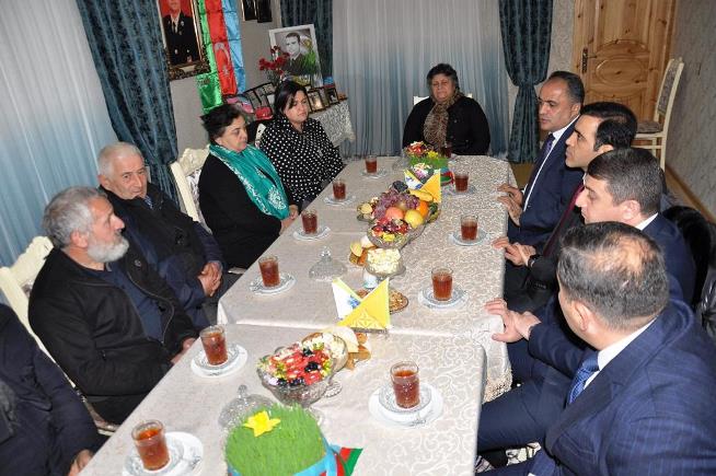 Bağçakürd kəndində Şəhid ailəsi ziyarət edilib