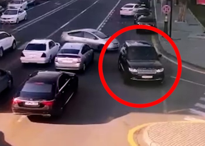 “Range Rover”lə avtoxuliqanlıq etdi, həbs olundu - VİDEO