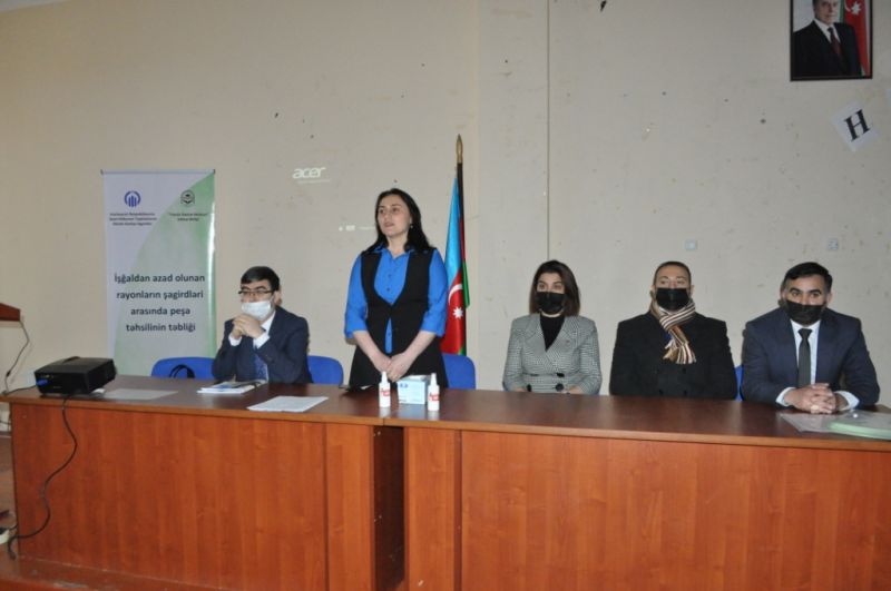 Məcburi köçkün şagirdləri üçün maarifləndirmə tədbiri keçirilib