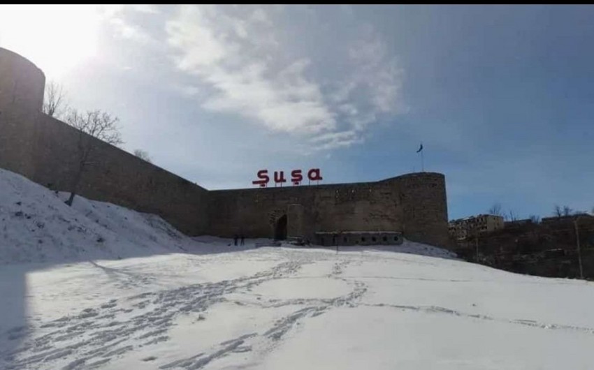 Şuşada qarın hündürlüyü 1 metri KEÇİB