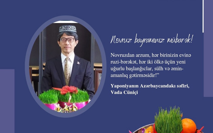 Yaponiya səfirindən Azərbaycan xalqına TƏBRİK
