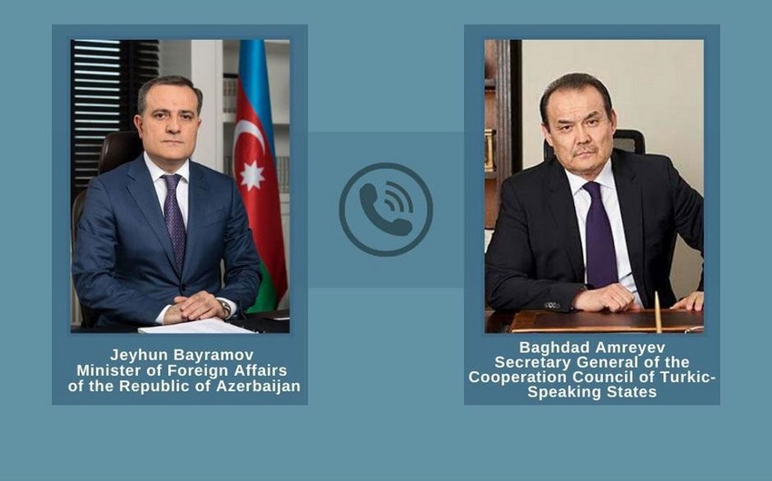Ceyhun Bayramov Bağdad Amreyevlə danışıb