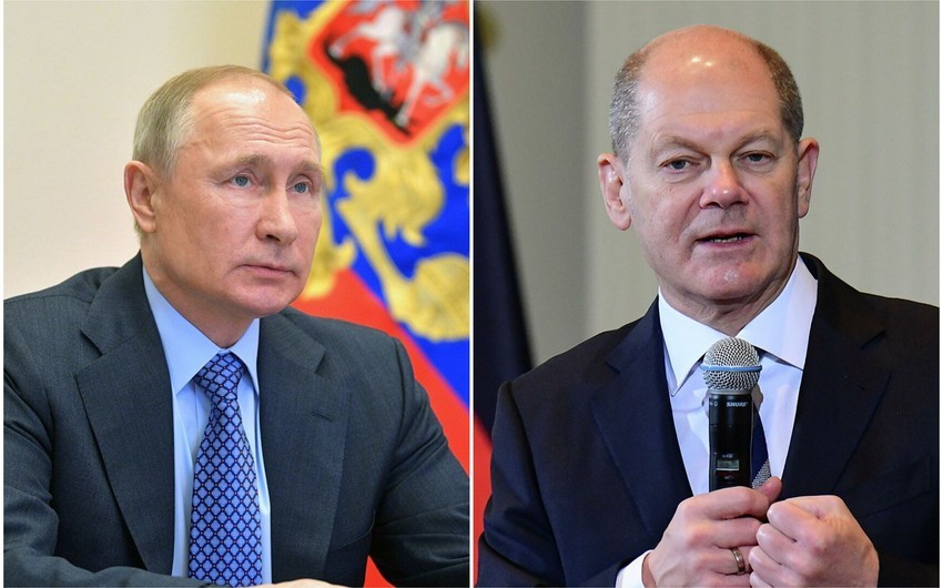 Putin Almaniya kansleri ilə Ukraynanı müzakirə etdi