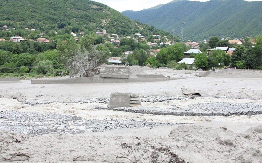 Alvadı çayı öz məcrasına qayıdıb