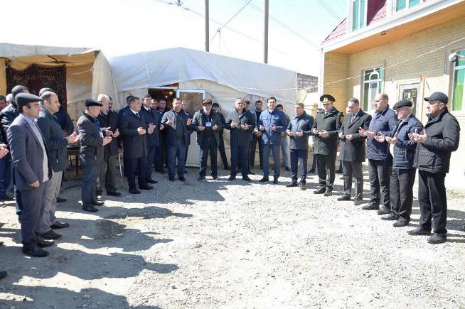 Qaradağlıda şəhidin ildönümü mərasimi keçirildi - FOTO