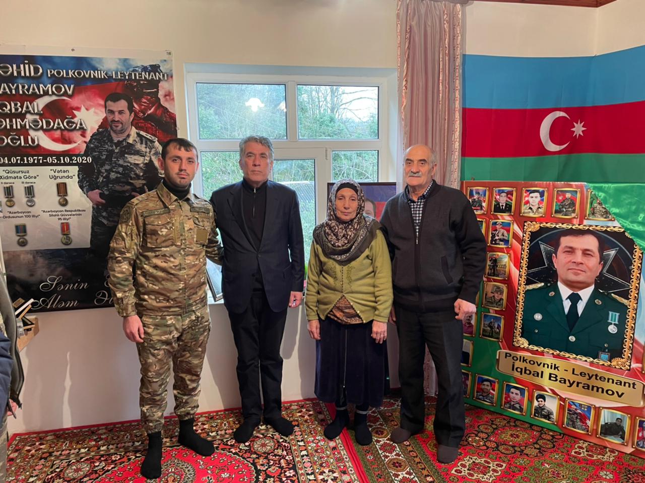 Komitə sədri şəhid ailələri və qazilərlə görüşüb