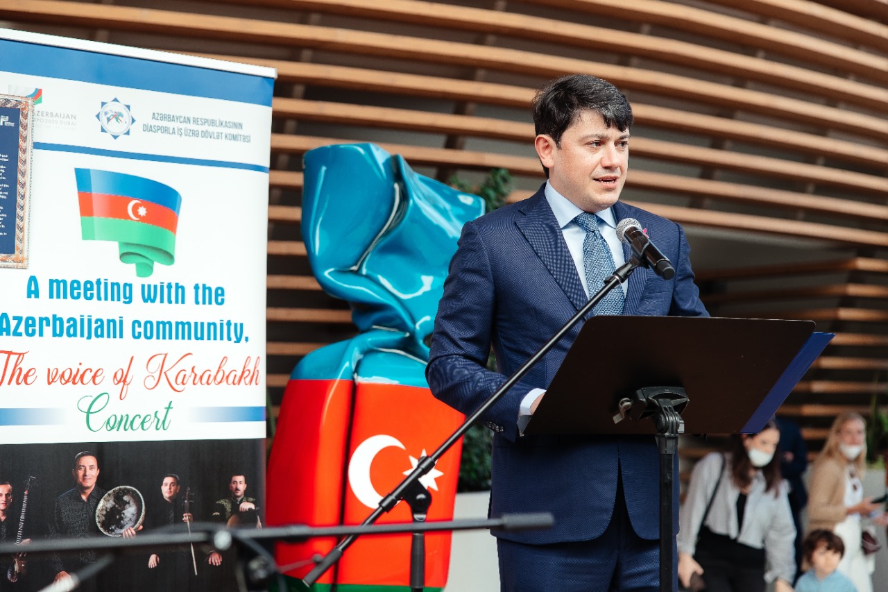 Dubayda Azərbaycan icması ilə görüş keçirildi - FOTO
