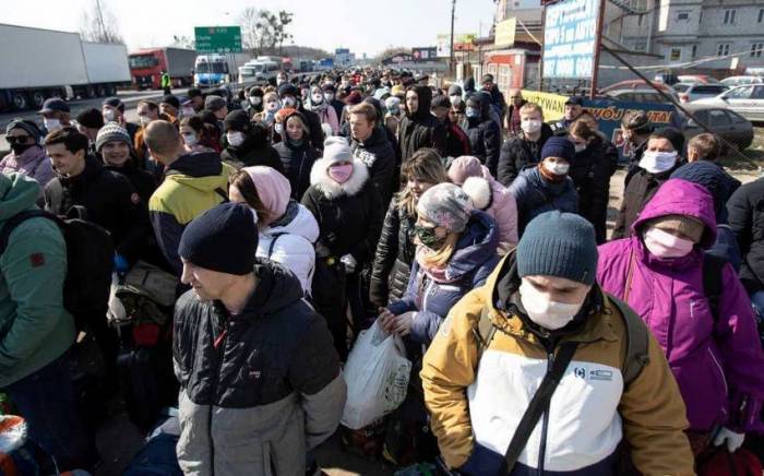 Ruslar 40 min ukraynalını ölkədən zorla çıxarıb