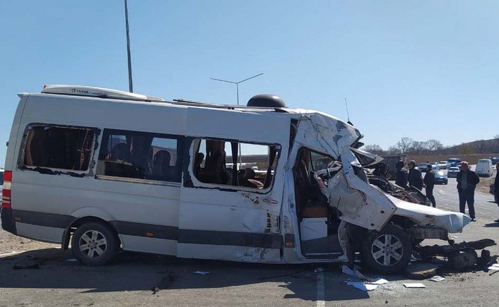 Bakı-Qazax yolunda ağır qəza - Ölən və yaralılar var