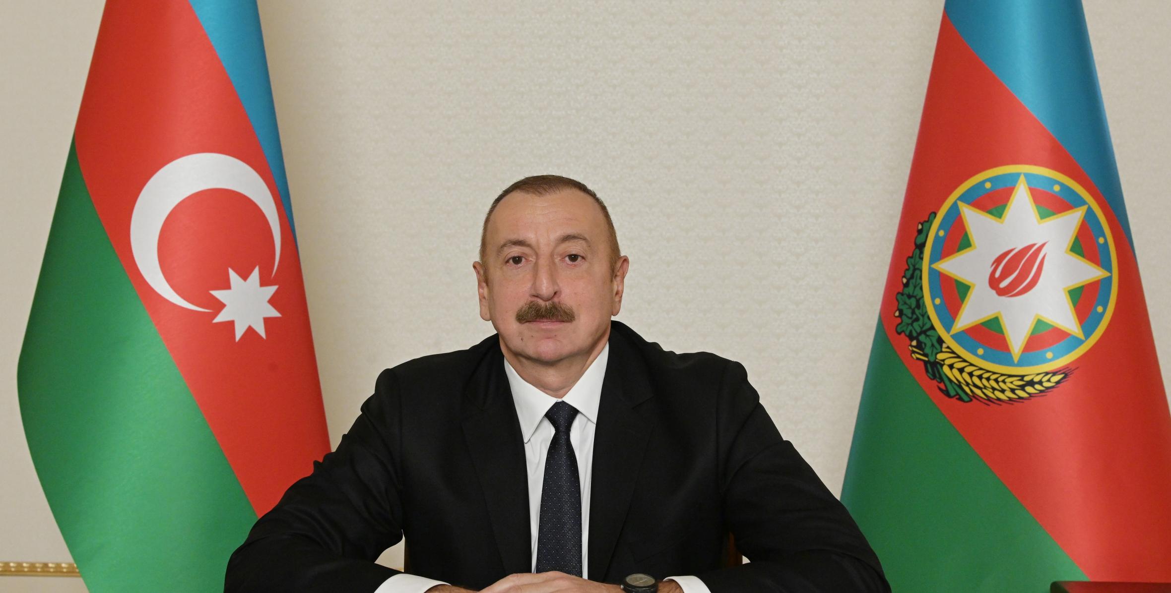 İlham Əliyev MDB PA-nın tədbir iştirakçılarına müraciət etdi