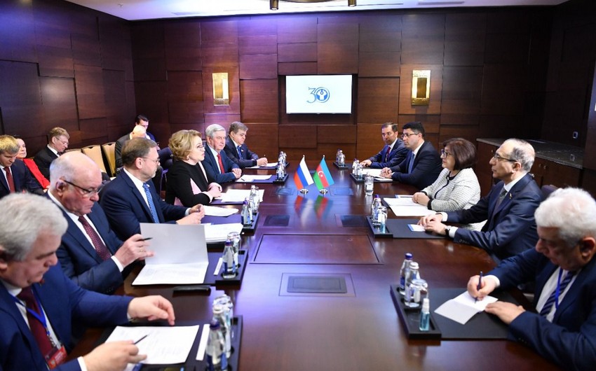 Sahibə Qafarova Matviyenko ilə GÖRÜŞDÜ