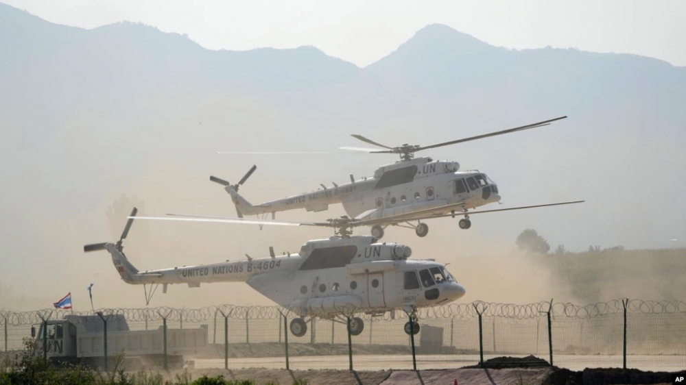 Sülhməramlılarn helikopteri qəzaya uğradı - Ölənlər var