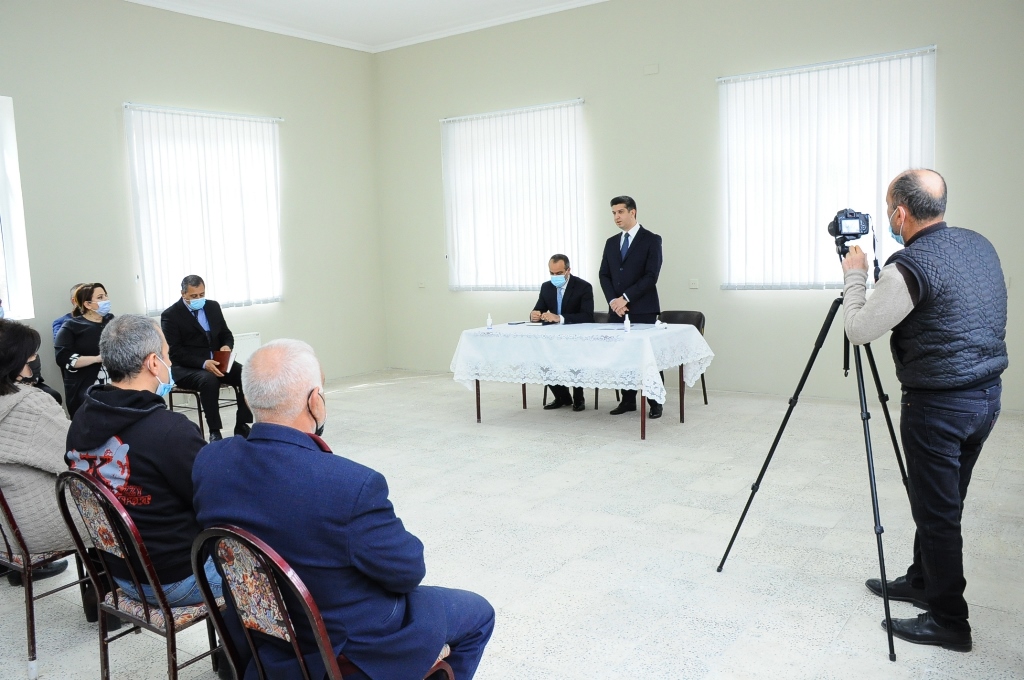 Naftalanda sakinlərlə növbəti səyyar qəbul keçirilib