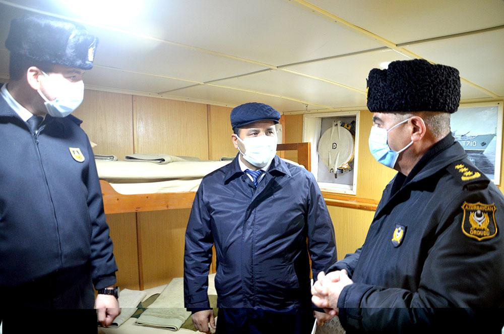 Ombudsmanın nümayəndələri hərbi hissədə - FOTO