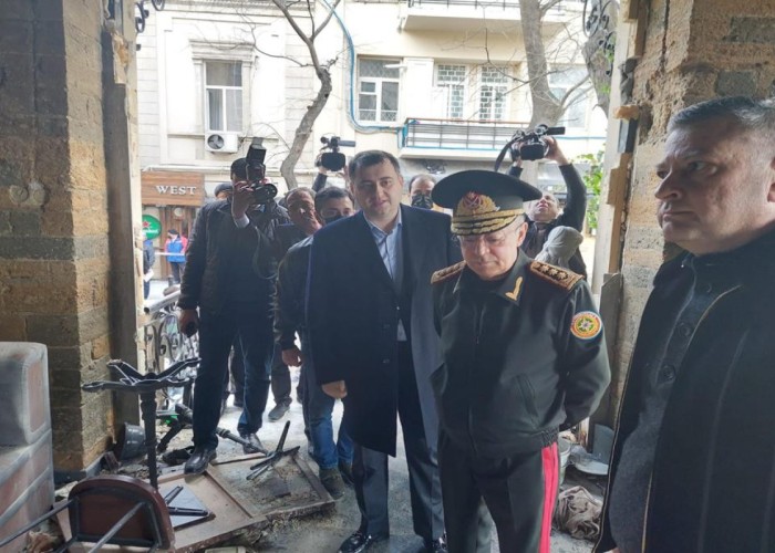 Nazir hadisə baş verən əraziyə baş çəkdi
