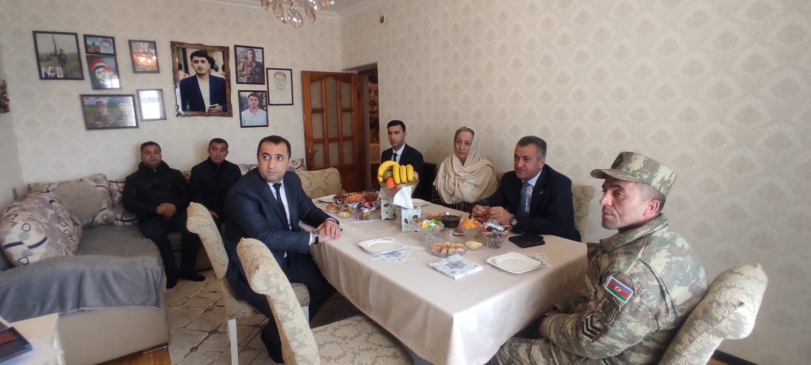 Abşeronda şəhid ailələri ilə görüşlər keçirilib