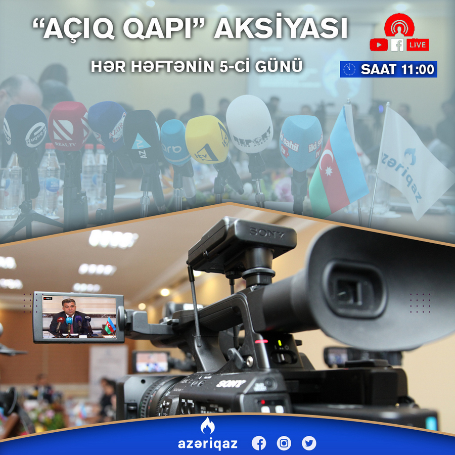 “Azəriqaz”da media və QHT nümayəndələri üçün görüş olacaq