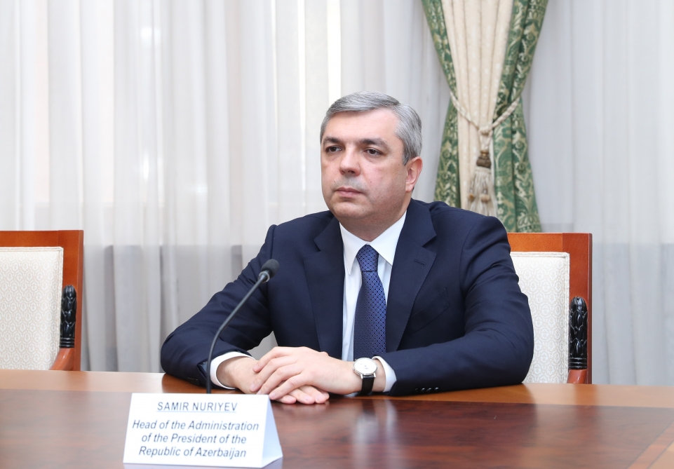 Samir Nuriyev Fransa nümayəndələri ilə GÖRÜŞDÜ