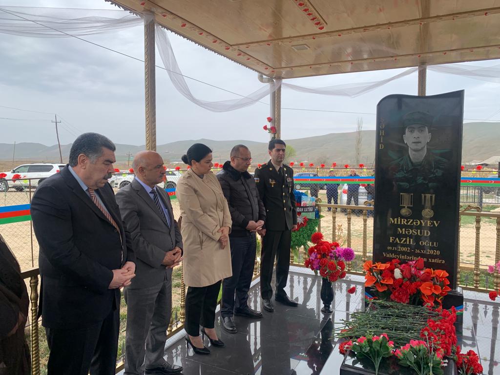 Şəhidin doğum günündə xatirəsi anılıb - FOTO