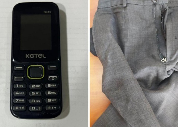 Həbsdə olan oğluna telefon keçirmək istədi