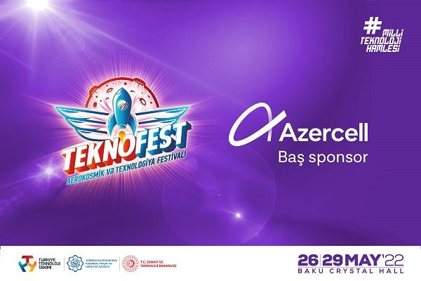 “Azercell” “TEKNOFEST Azərbaycan” festivalının baş sponsoru olub