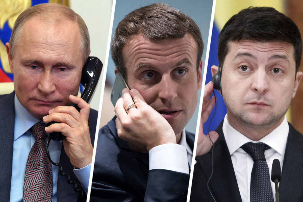 Makron Putin və Zelenskiyə zəng edəcək