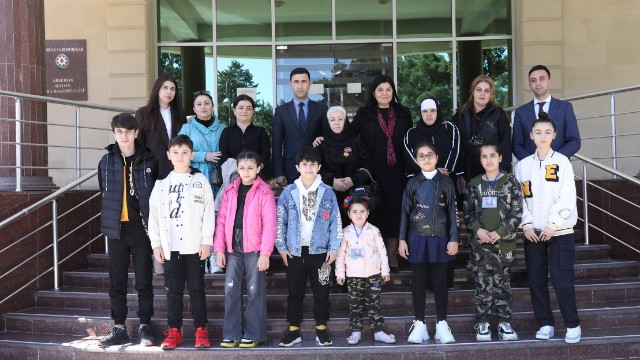 Abşeronlu şəhid övladlarının muzeyə ekskursiyası təşkil edilib - FOTOLAR