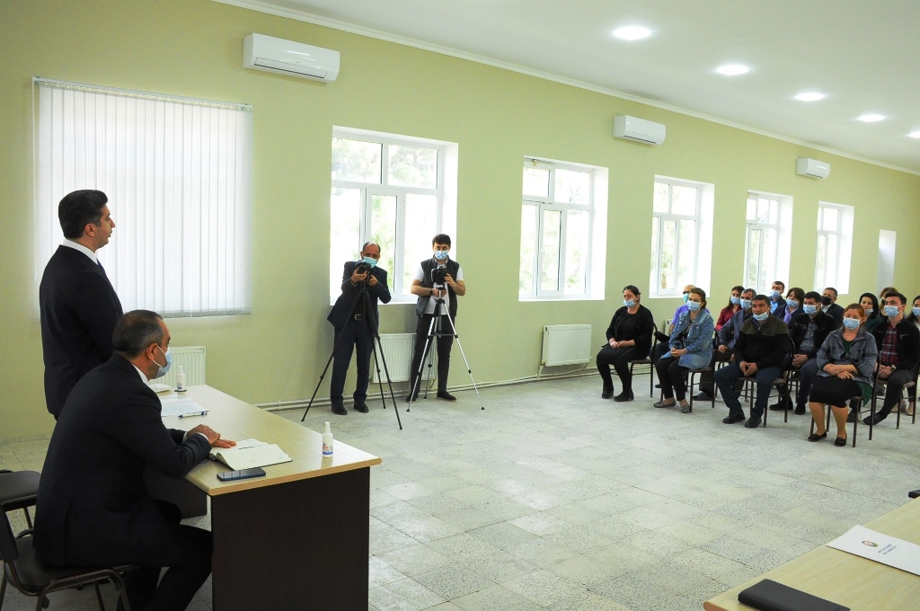 Naftalanda növbəti səyyar qəbul keçirilib