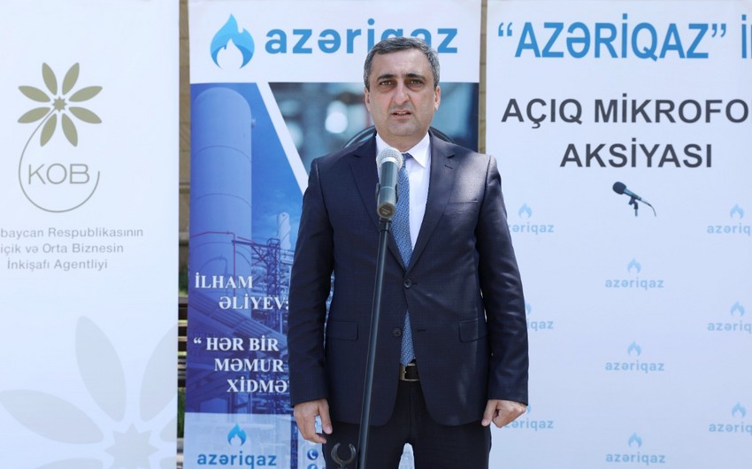 “Azəriqaz”-ın rəhbərliyi Xəzər rayonunda sahibkarlarla görüşüb
