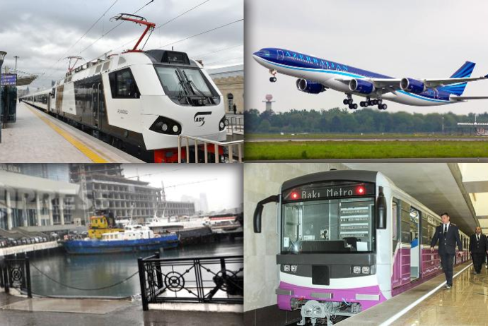 Təyyarə, avtobus, metro - Sərnişin daşınması artıb