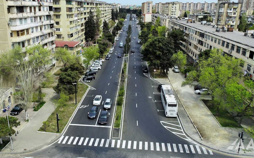 Sülh küçəsinin əsaslı təmiri yekunlaşdı