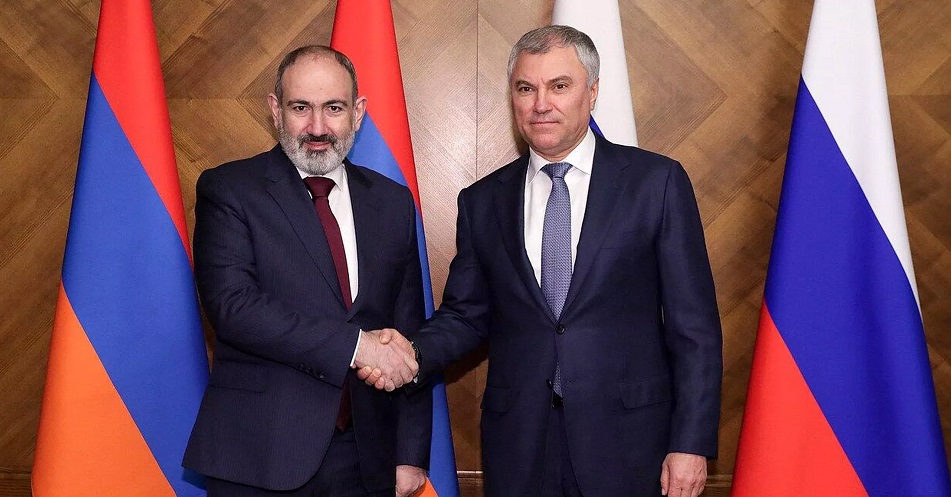Paşinyan Rusiya Dövlət Dumasının sədrinə vəd verdi