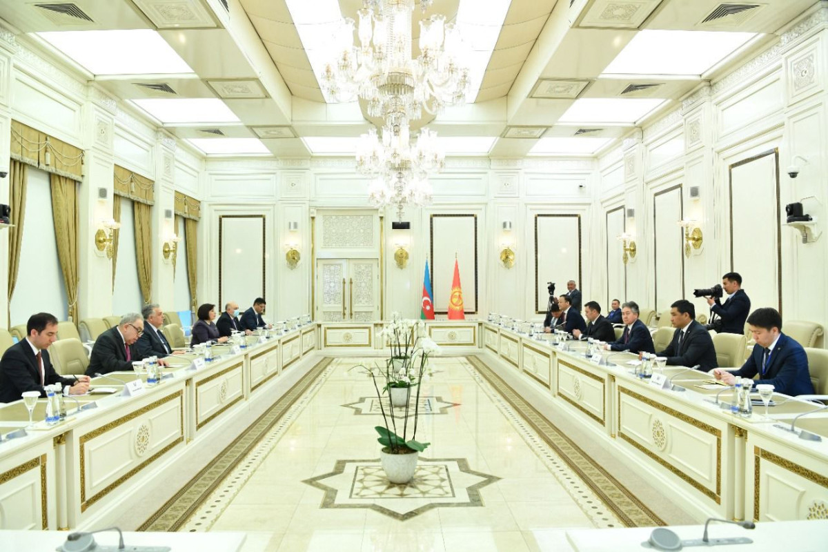 Sahibə Qafarova Qırğızıstan Prezidenti ilə görüşüb