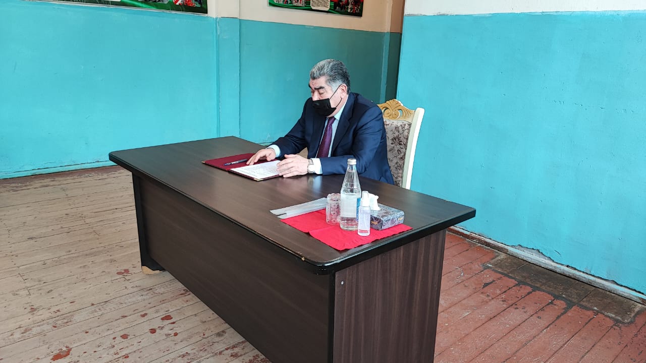 Hacıqabulun Talış kəndində səyyar qəbul keçirilib