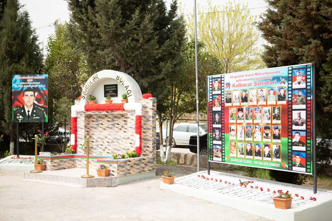 Şəhid Anar Əliyev adına bulaq kompleksinin açılışı olub - FOTO